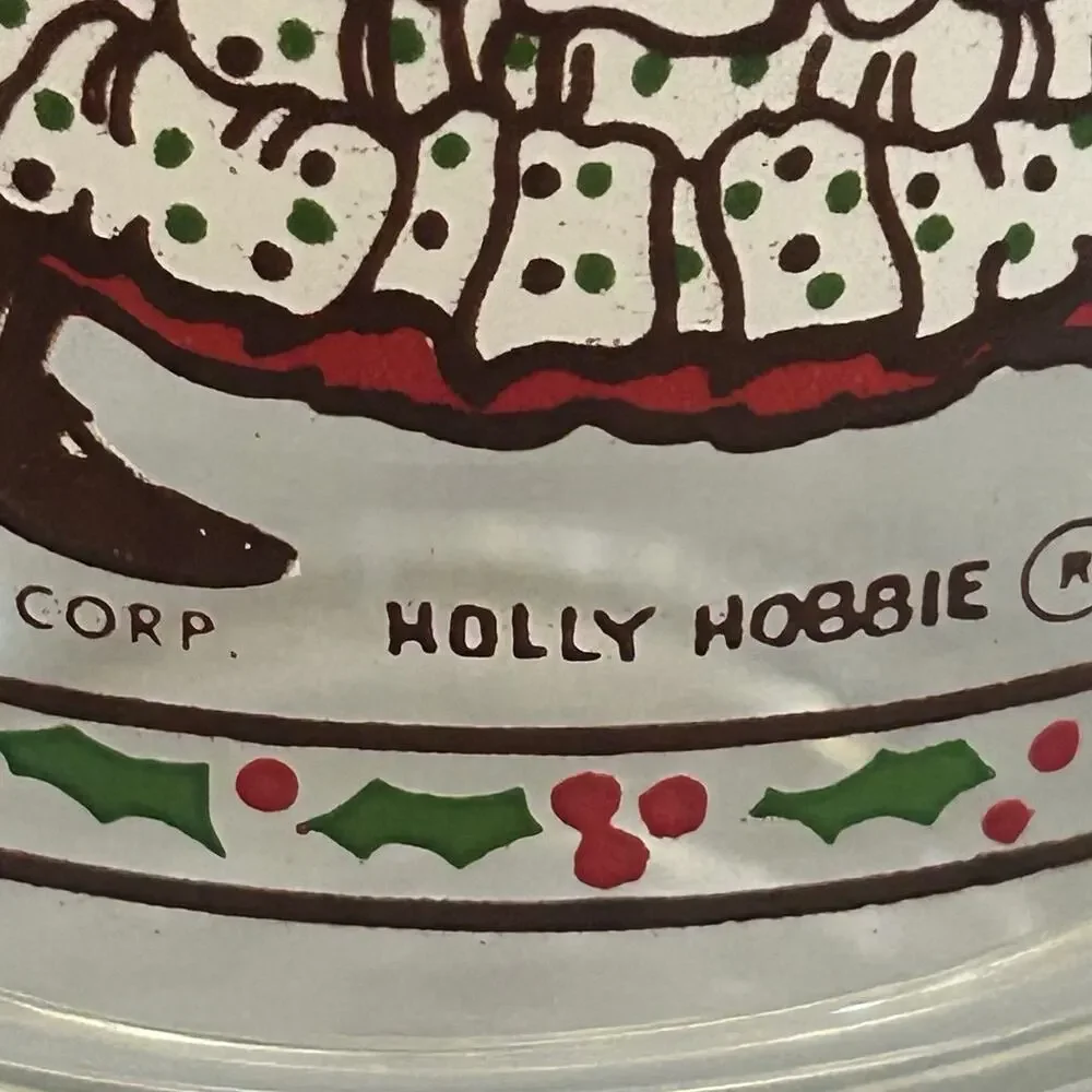 Vintage Holly Hobbie Coca-Cola Glasses Lot of 3 Christmas Tumblers READ
